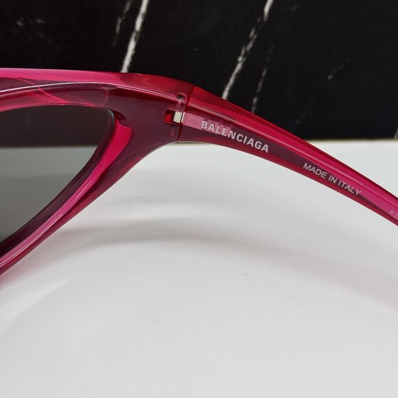 NEW BALENCIAGA SUNGLASSES RED UNISEX BALENCIAGA BB0352S 006 main image 2